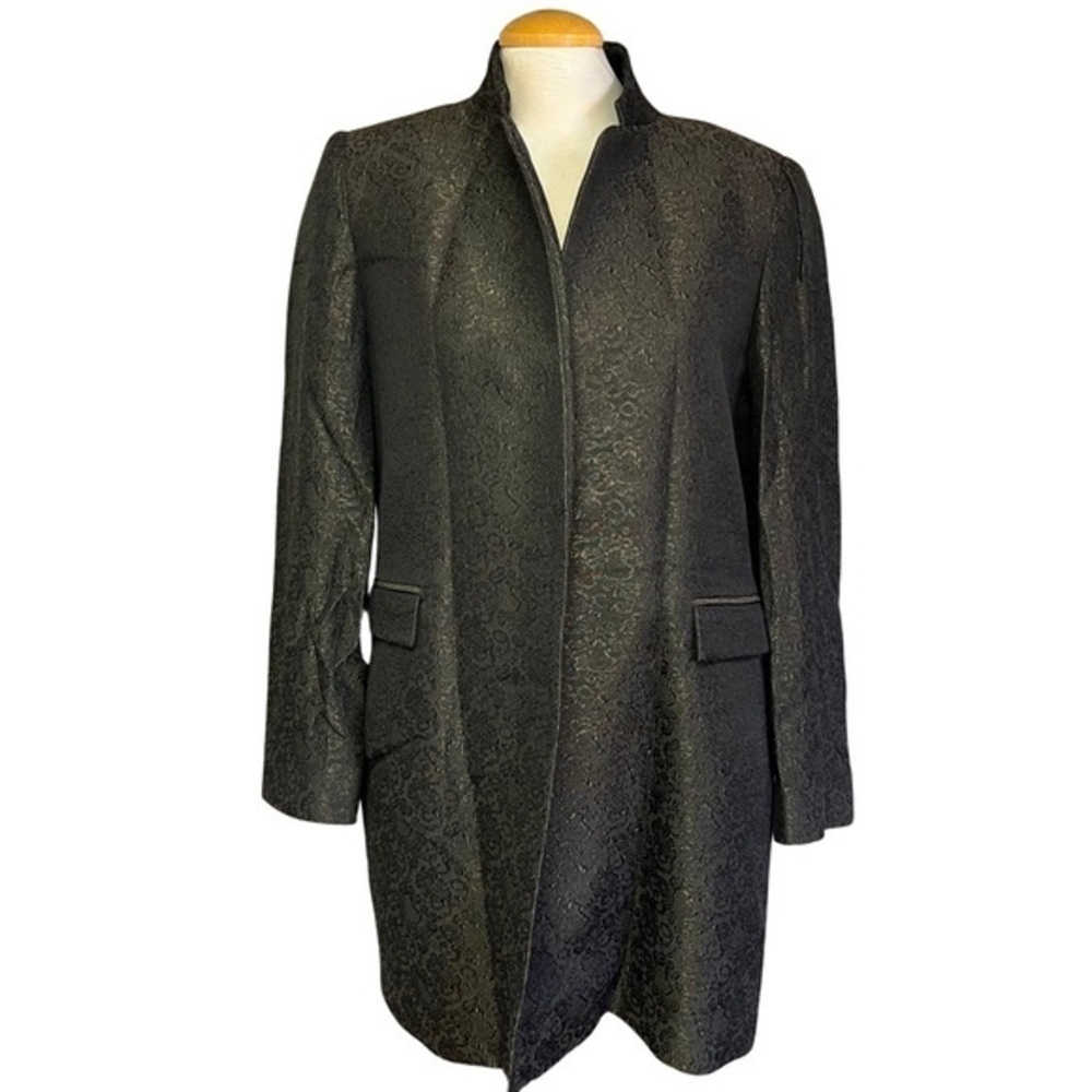 Women's Size 12 Louben Greenish Metallic Jacket